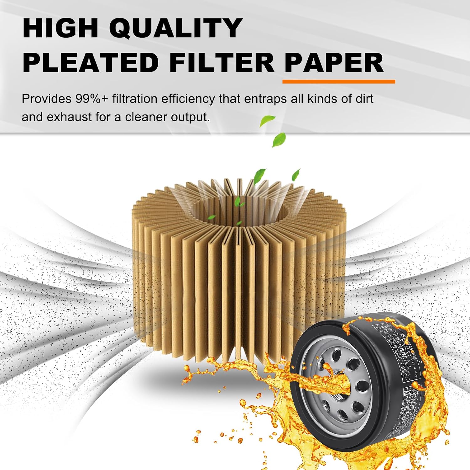 49065-7007 Oil Filter 49065-0721 for Kawasaki FR691V FR730V FR651V FR600V FX600V FX730V FS691V FS651V FR651V Engines, Oil Change Kit 492932 492932S AM125424 GY20577 2505001, 10 Pack