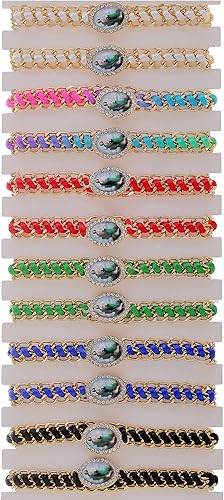 Paquete de 126 pulseras de San Benito hechas a mano con cordón rojo y negro, pulseras de muñeca Benedict ajustable, medalla rosario, suerte,