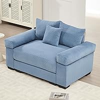 Vista 21 de Sofás seccionales de pana de 92 pulgadas para sala de estar, cómodo juego de sofás seccionales de gran tamaño con asiento profundo, sofás grandes