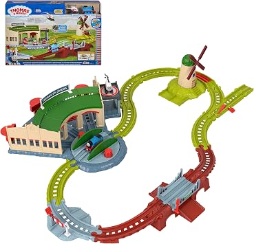 THOMAS & FRIENDS Exploring Tidmouth Sheds Train Set by Fisher-Price