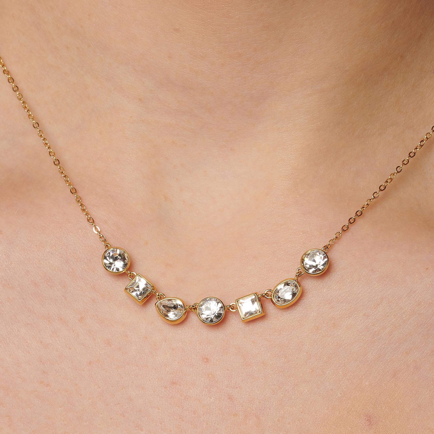 Brosway Collana Donna in Acciaio | Collana Con Cristalli | Collezione Symphonia - BYM162