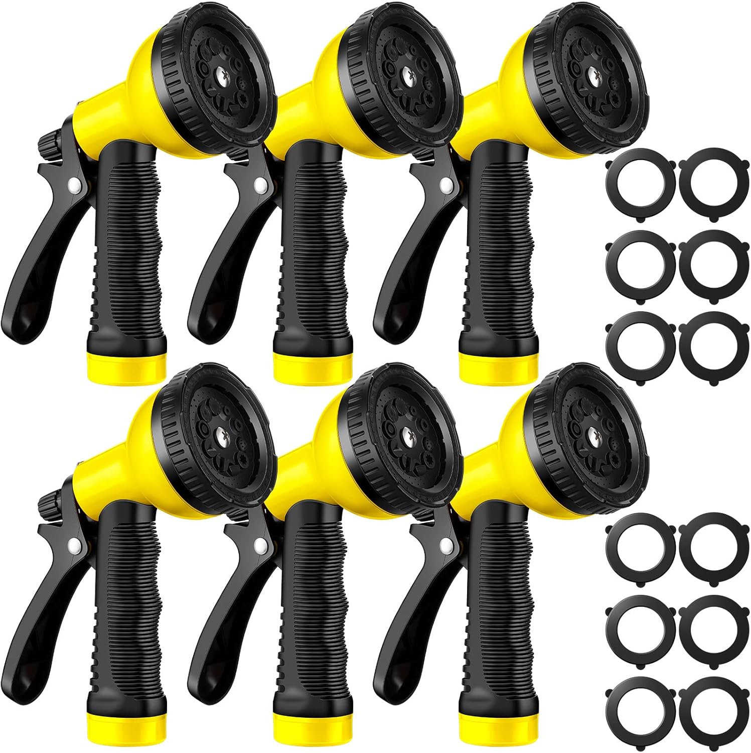 6 Pack Water Hose Nozzles, Garden Hose Nozzles Sprayer, 10