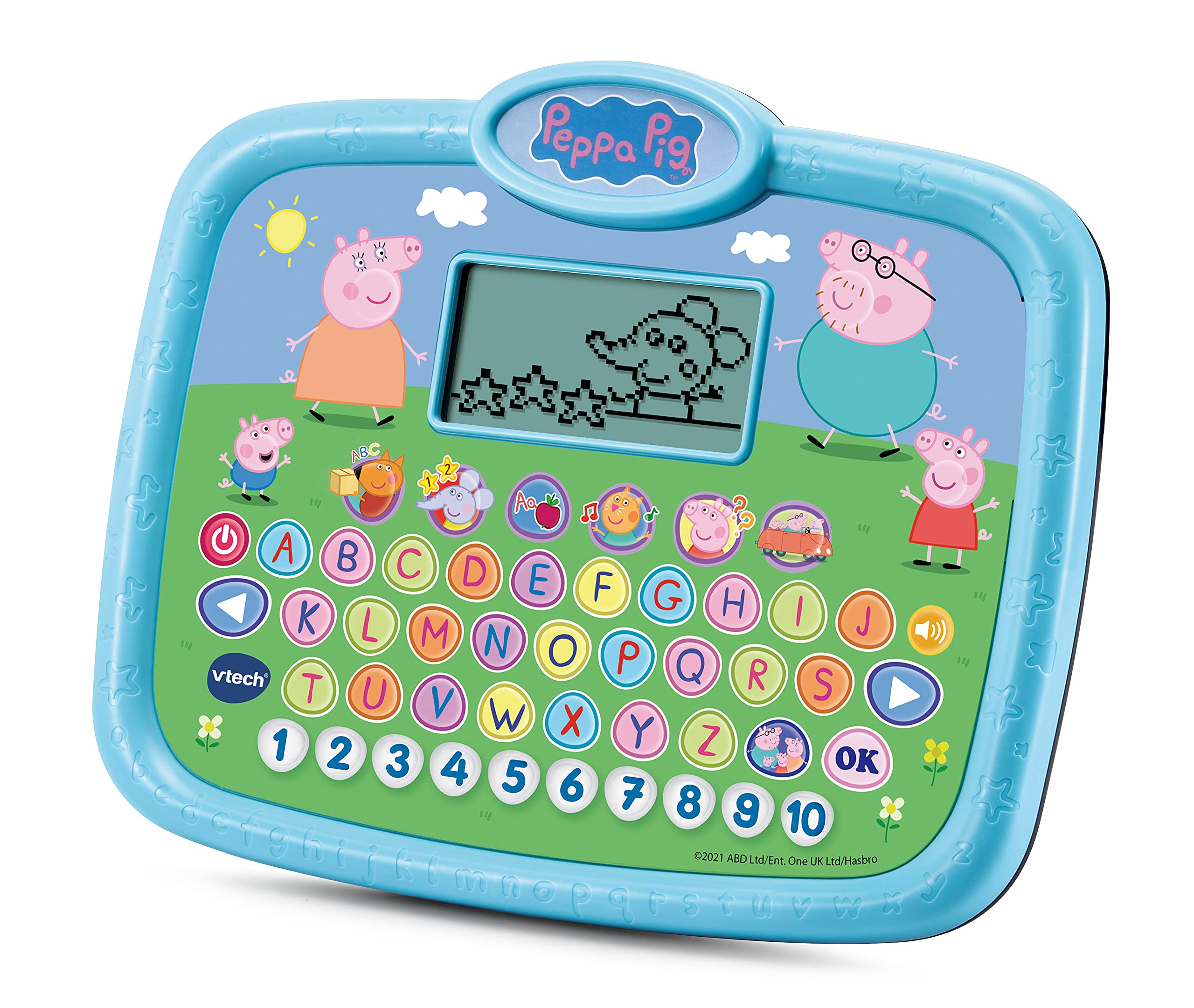 VTech Peppas Lerntablet - 26 Buchstabentasten, 6 Spielmodi