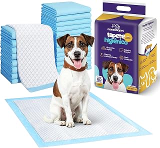MBOX Tapete Higiênico para Cães - Super Absorção com Gel Antivazamento, Controle de Odor e Atrativo Canino - Para Filhotes, Adultos e Idosos - Pacote