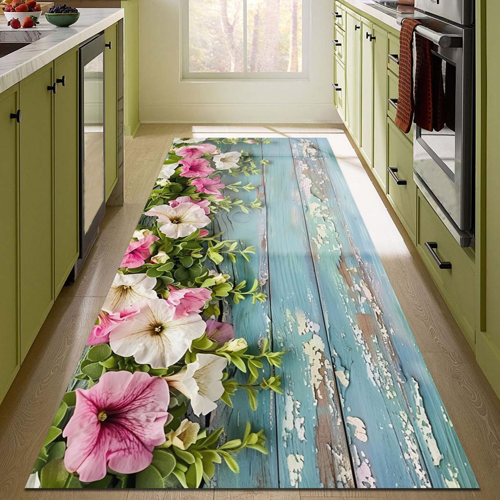 Alfombra de pasillo de 50 x 450 cm lavable para un hogar cómodo y limpio 1
