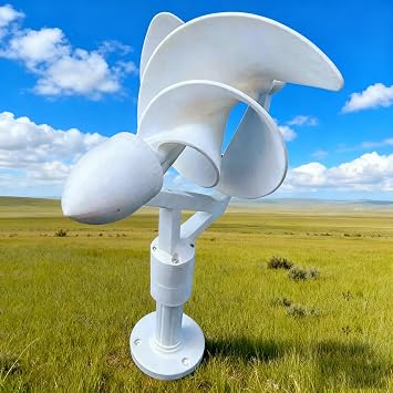 50W Micro Helical Generator Spiral Wind Turbine Generator Model For Science Experiment Generates Electric Light Spiral Generation1PC