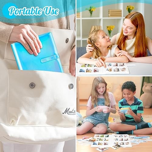 Miniatura 7 de Ablus Álbum de fotos de 360 bolsillos para impresoras Polaroid Snap SnapTouch Zip Mint Cámaras, Fujifilm Instax Mini 11 90 9 8+ 8 7S 70 50S 26 25