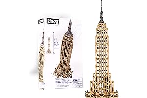 K'NEX Architecture - Empire State Building - Building Kit for Adults and Kids Ages 9+