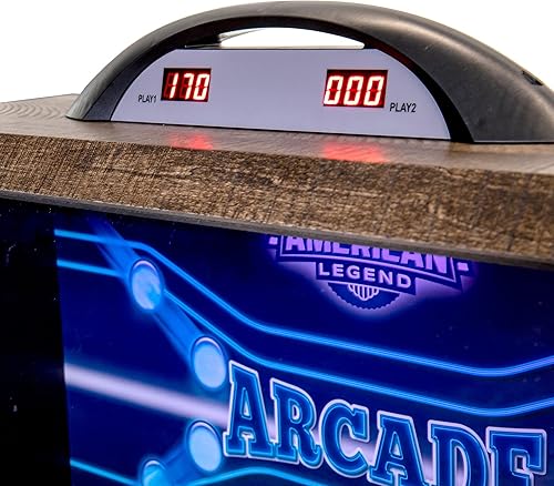 Miniatura 2 de American Legend Juego de Speedball Arcade de 9 pies, construcción de madera de ingeniería, juego realista, retorno automático de bola, 4 bolas
