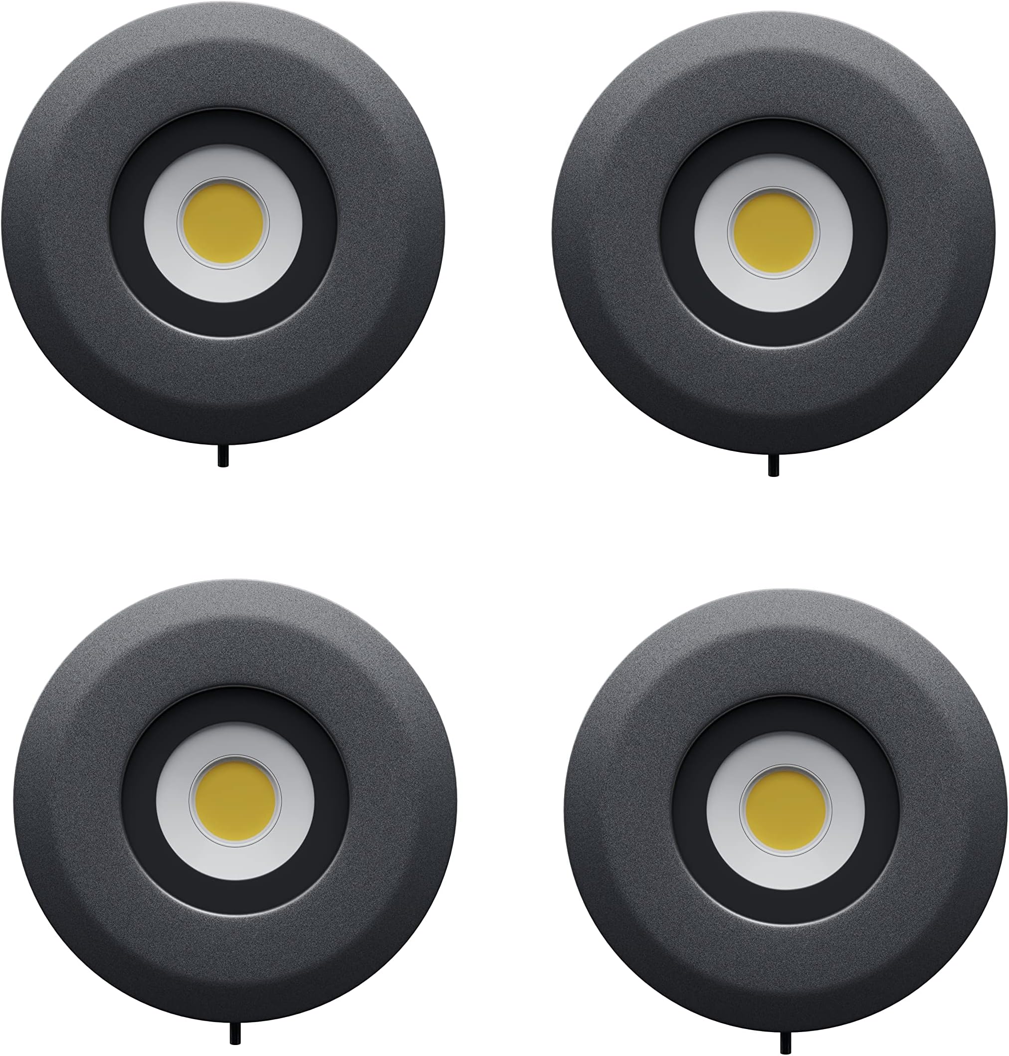 Nortek Platina+ 5W COB LED Surface Spotlight | Focus Light for Ceiling, Mirror, Bathroom & Wall Decor | IP66 Waterproof Anti-Glare Light for Balcony, Staircase & Indoor Use | Natural White – Pack of 4