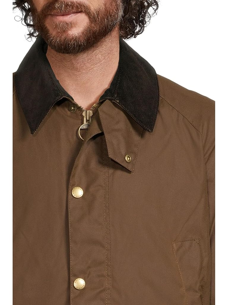 Brown Barbour Ashby Wax Jacket