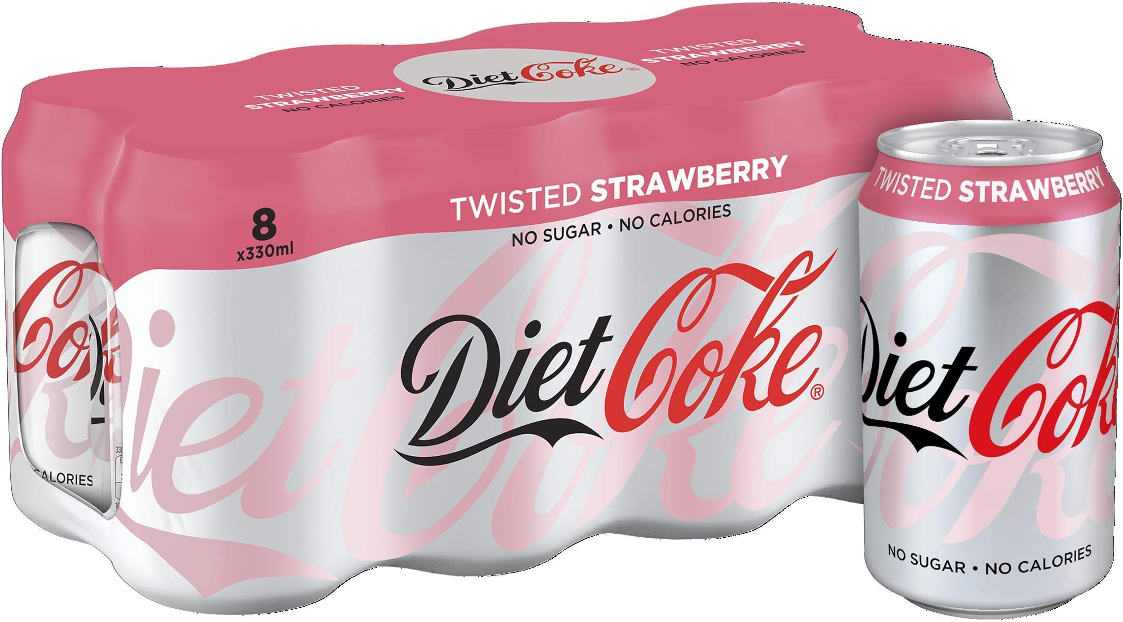Diet Coke Twisted Strawberry 8 x 330ml Cans
