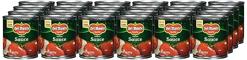 Miniatura 4 de Del Monte Salsa de tomate enlatada, 8 oz (paquete de 24 latas)