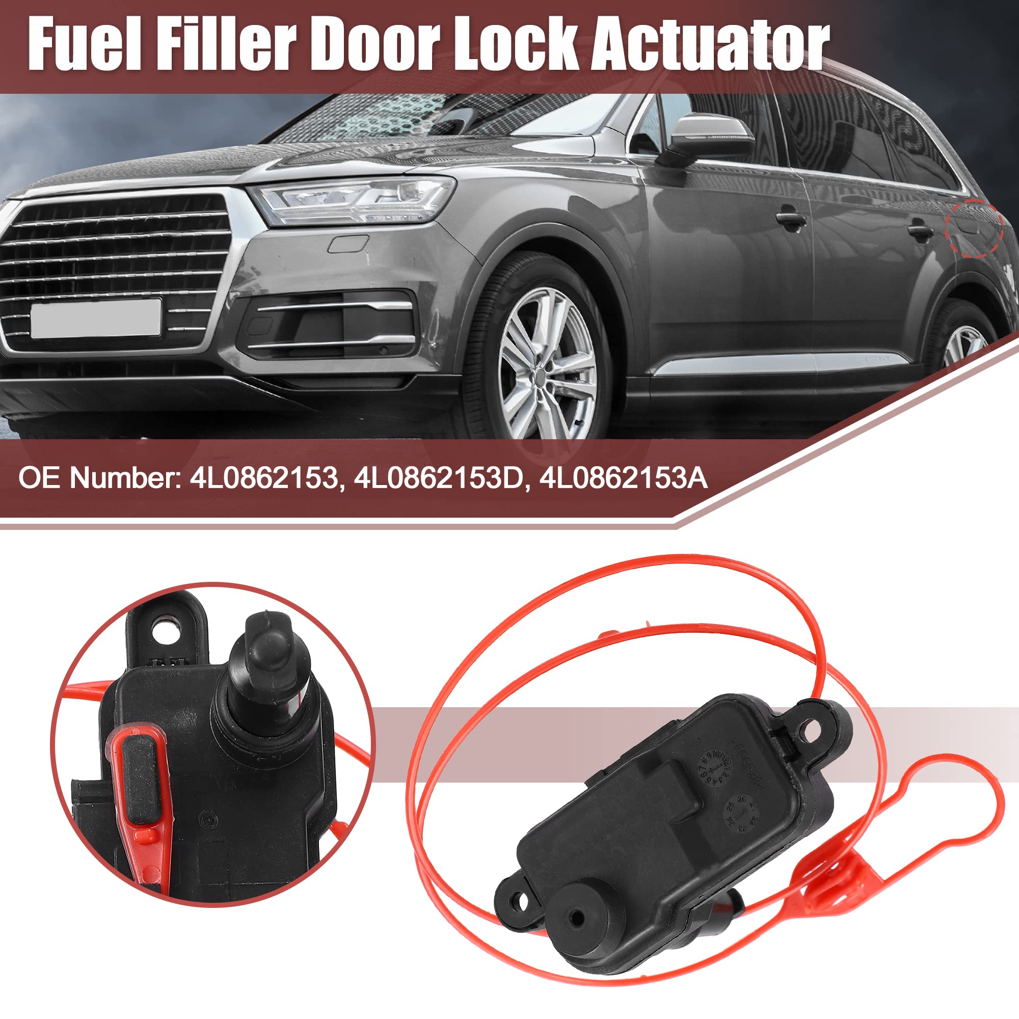 Amazon.com: X AUTOHAUX Fuel Flap Actuator 4L0862153D for Audi Q7