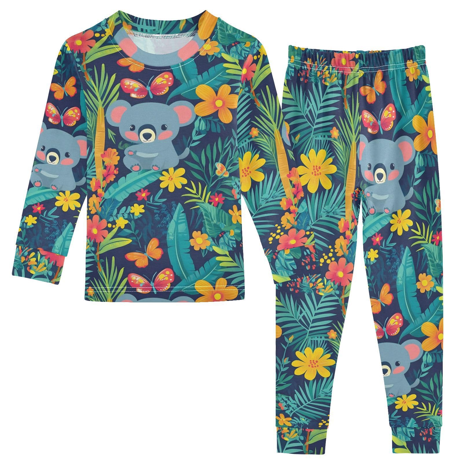 UMIRIKO Pajamas Sets Sleepwear Long Sleeve 2 pcs Clothes Pjs 24M 202b8077