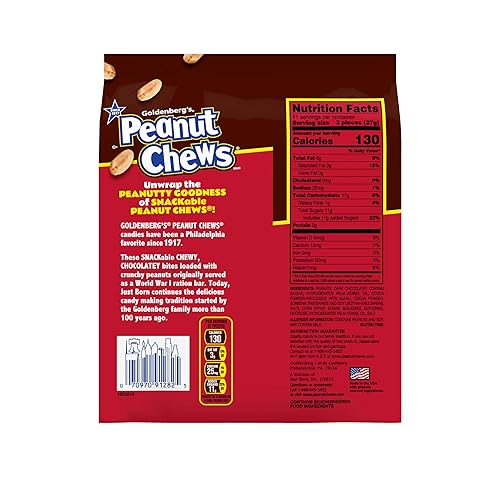 Miniatura 2 de Goldenberg's Peanut Chews Original Dark - Bolsa de 10.5 onzas