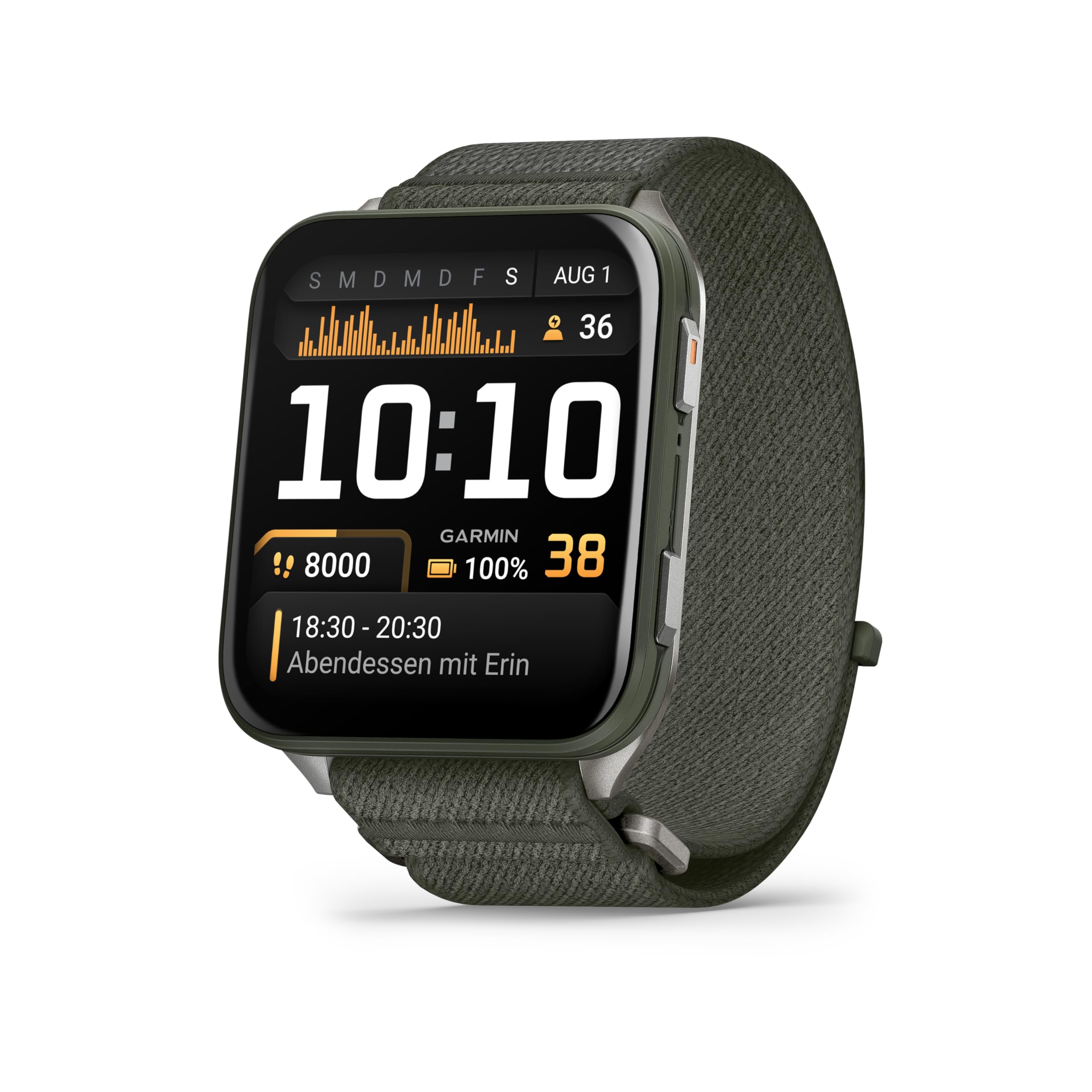 Garmin Venu X1 51mm - Fitness-Smartwatch, 2" AMOLED-Display, bis zu 8 Tage Akkulaufzeit, 100+-Sport-Apps, 24/7 Health- und Wellnessfunktionen, Telefonie, Display-Tastatur, Karten, LED-Taschenlampe