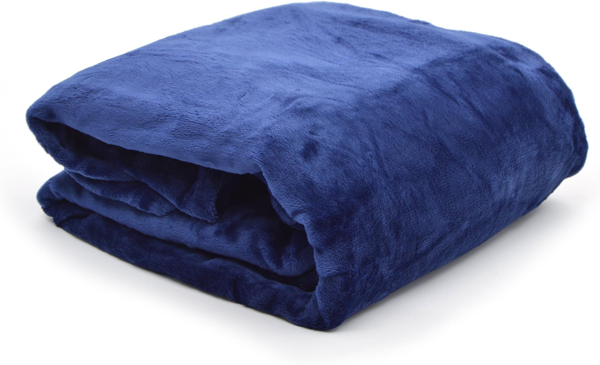 Pink Papaya SnugMe Supersoft, soft and cuddly XL Cashmere Touch cosy blanket, 220 x 240 cm, 280g/mยฒ flannel fleece, Colour: Navy Blue