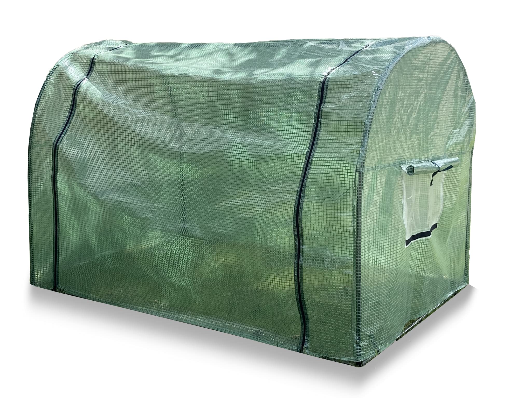 Haxnicks Grower Frame Mini Greenhouse Polytunnel – Compact Heavy-Duty Rust Resistant with Protective Cover - W1m x H1m x L1.5m