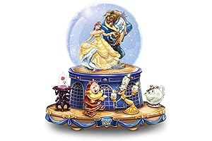 Disney's Enchanting Beauty and the Beast Rotating Glitter Globe