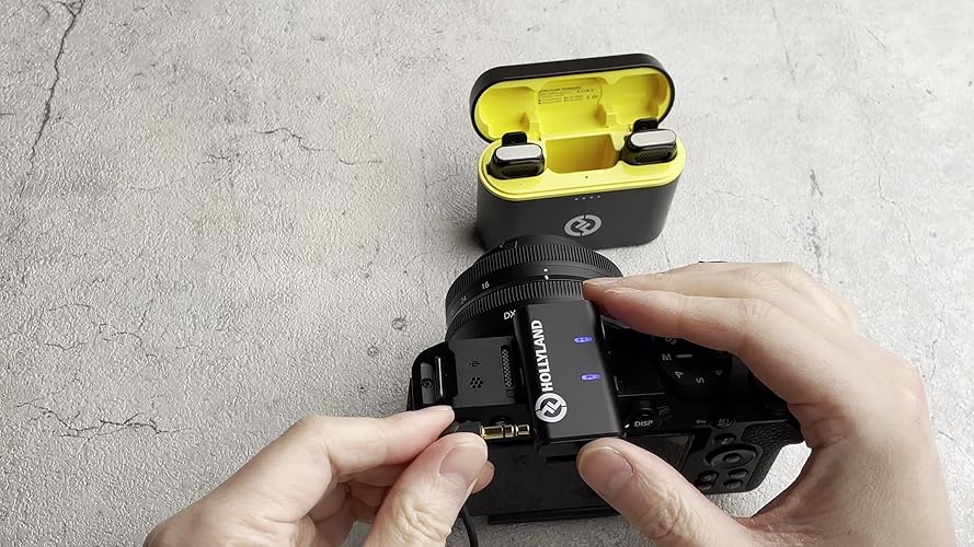 ワイヤレス収音、Hollyland Lark M1 Hollyland ワイヤレスマイクロホンシステム Lark M1 SOLO(充電