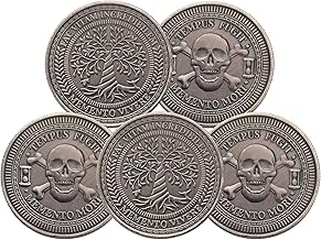 Cronos: Das Neue Aufbruch erhält Physische Medien auf PS5 8 81piiRCew L. AC UY218 Remuuly 5 Pcs Memento Mori Coin Skull and Tree Pattern Memento Vivere Embossed Coins for Reminder Decision Maker Halloween Gifts(Skeleton)