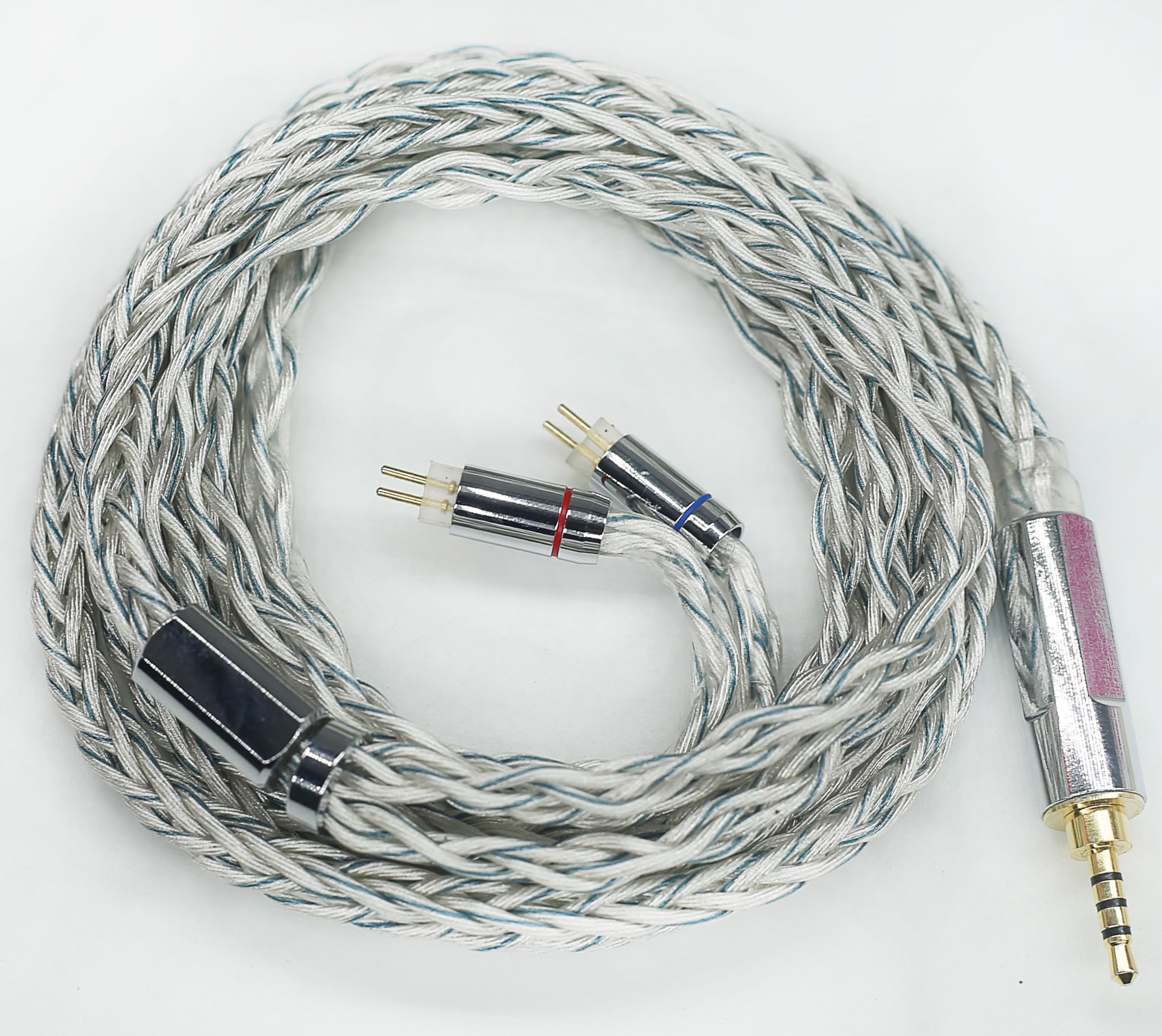 【在庫処分】2pin3.5mmリケーブル 8N単結晶銅銀メッキ＋希土銅＋単結晶銅 Amazon | 【JSHiFi-金烏】2pin3.5mmリケーブル 8N単結晶銅銀メッキ＋希
