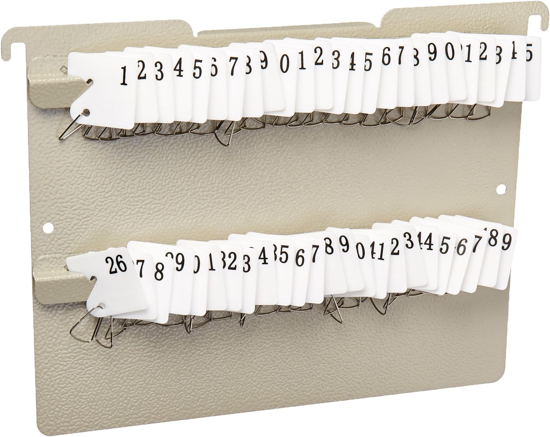 Buddy Products Hanging File Key Caddy, Steel, 1.125 x 9.25 x 12.5 Inches, Gray (1250-6)