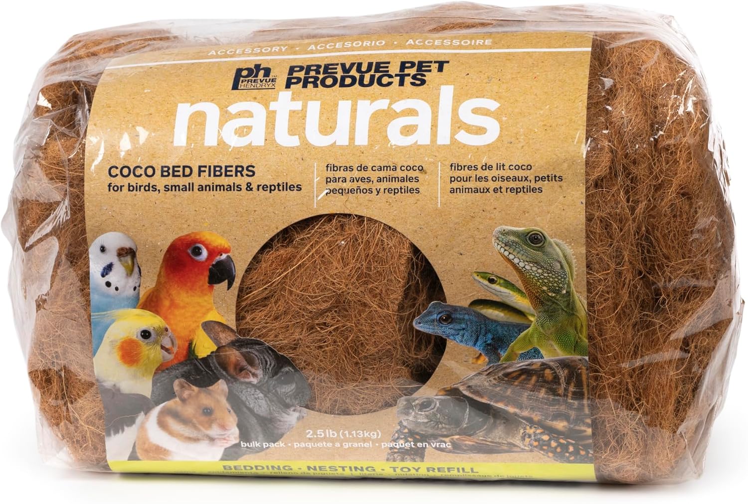Prevue Pet Products Small Animal Coco Bed Fibers - 2.5 lbs