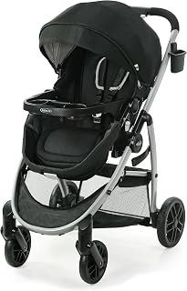 Graco Modes Pramette 3-in-1 Stroller: Infant Car Seat Carrier, Pramette & Toddler Stroller, Reversible Seat, One-Hand Fold