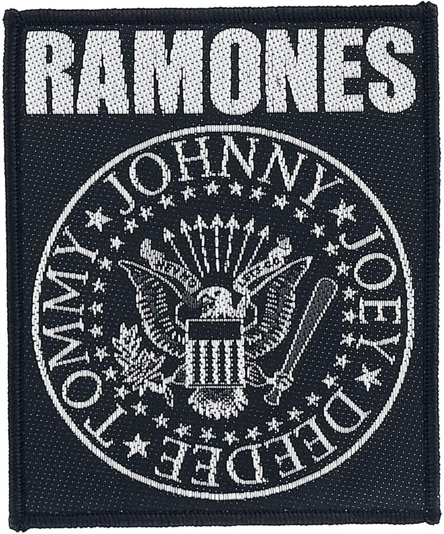 RamonesClassic Seal Unisex Patch black-white, 100% polyester,