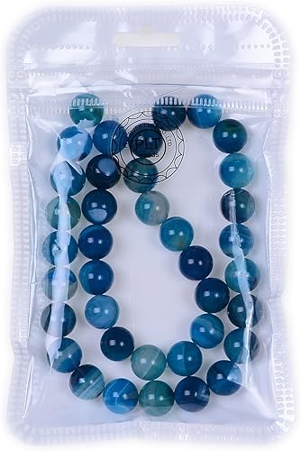 Miniatura 4 de Gemas redondas, cuentas sueltas de aproximadamente 15.5 pulgadas. 1 tira por bolsa para hacer joyas y accesorios, 4mm