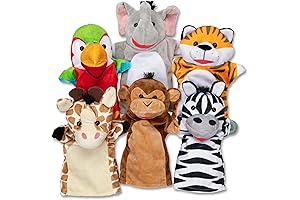 Melissa & Doug Safari Buddies Hand Puppets