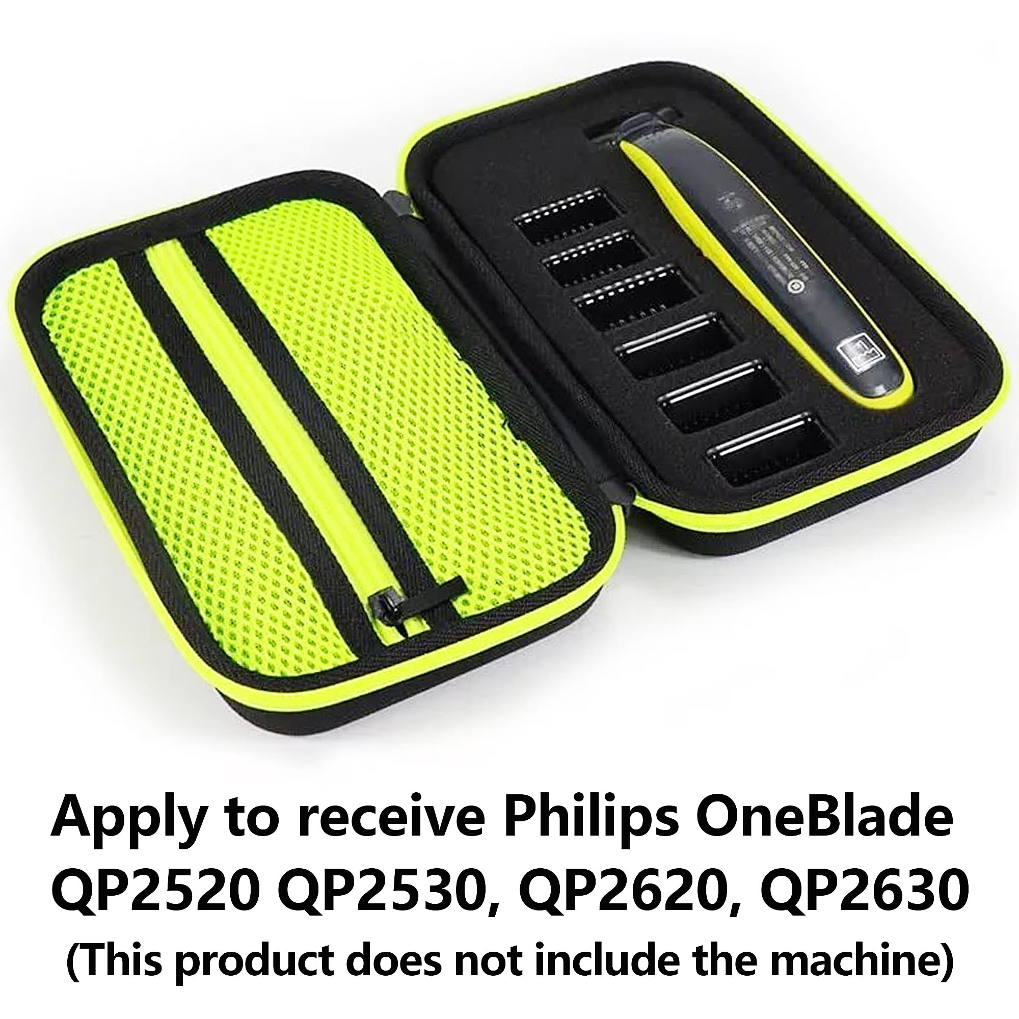 Etui na golarkę elektryczną dla Philips 360 Face & Body QP2724/31 QP2734/30 QP6552/30 QP6551/30 QP2824/30 torba podróżna (z gąbką)