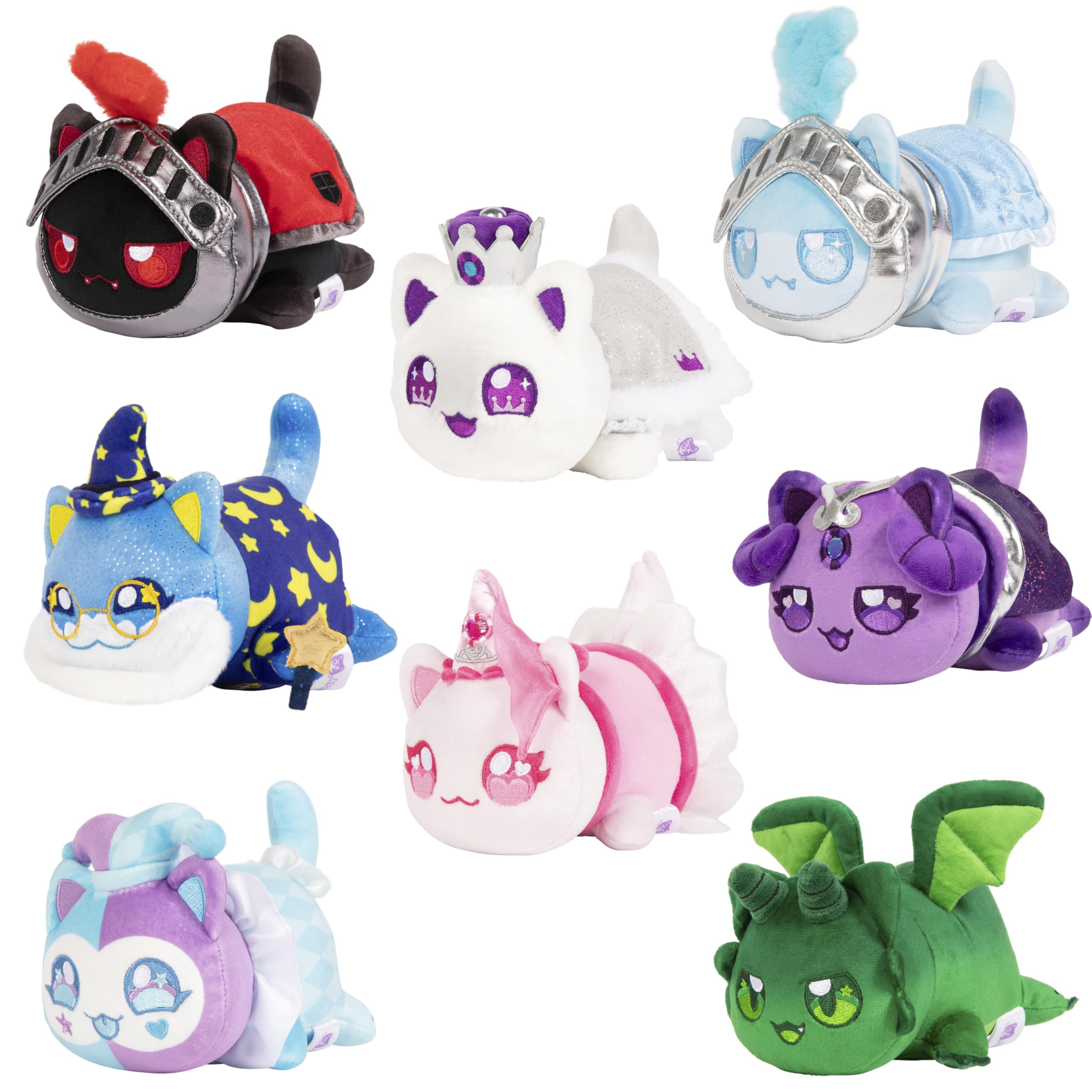 Aphmau MeeMeows Mystery Plush Royals Litter 9 Kolekcjonerskie miękkie zabawki Kolekcja Royals YouTube zabawki 8 do kolekcjonowania