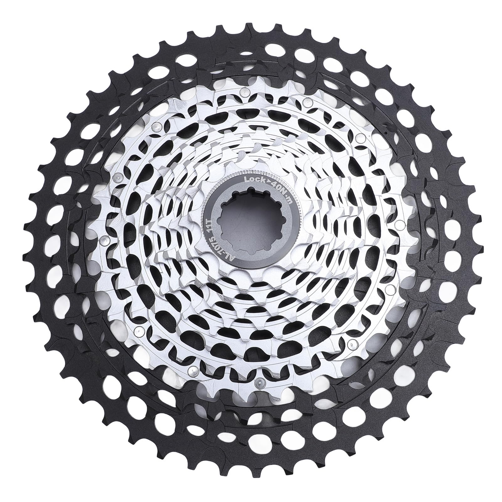 Casete de Bicicleta Ultraligero de Aleación de Aluminio 11-46T para Instalación Rápida para Personalizadores de Bicicletas