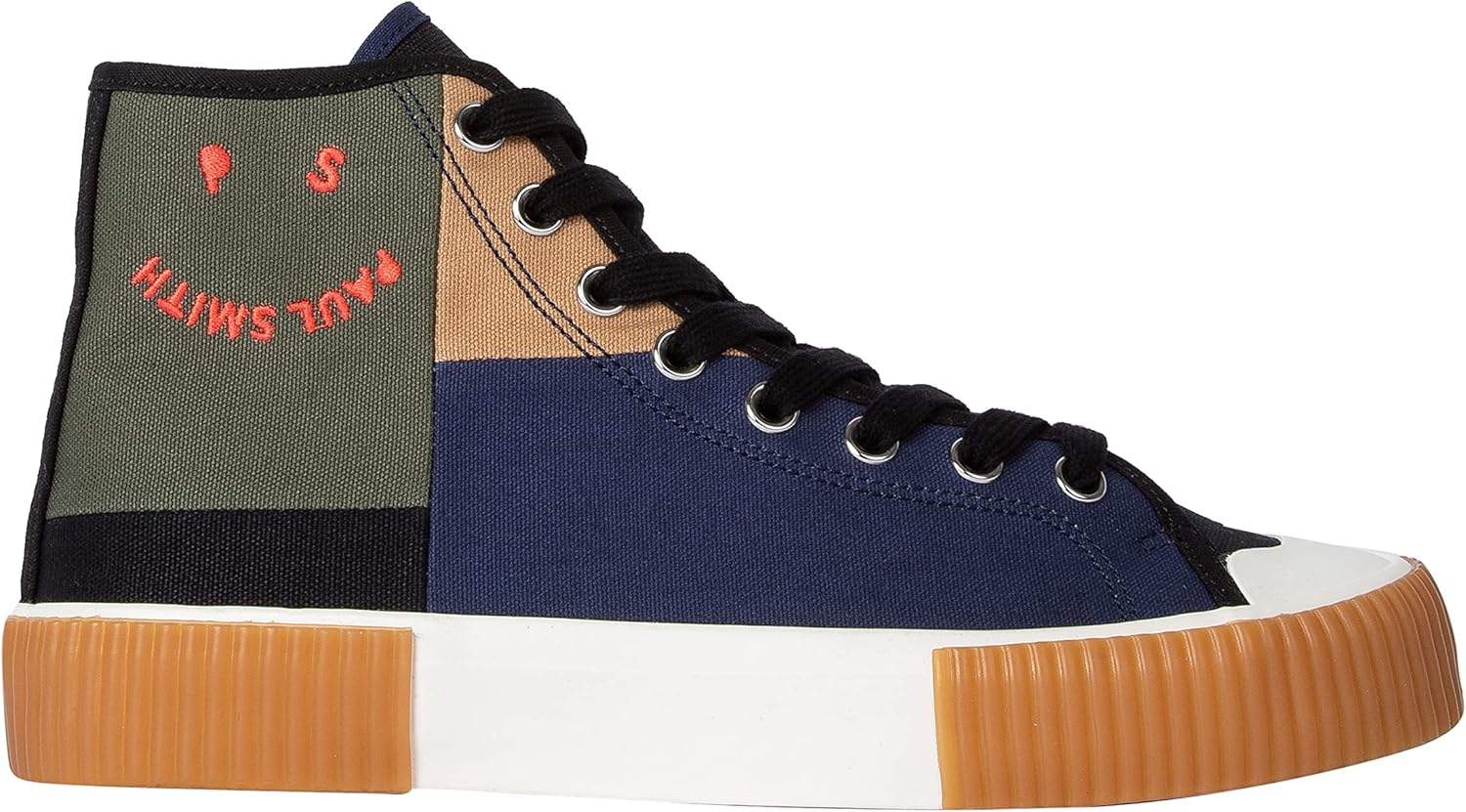PS Paul Smith Mens Shoe KIBBY Khaki Sneaker, 12