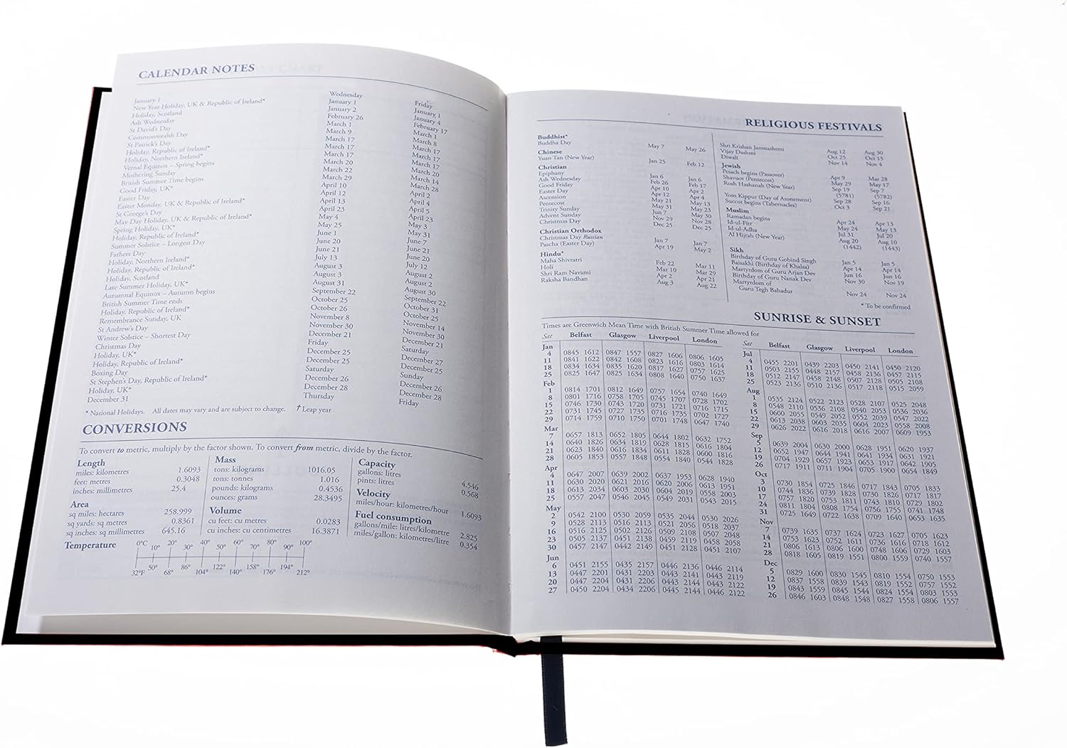 Collins Debden Collins Standard Desk 2025 Diary A4 Day to a Page Business Diary - Business Planner and Organiser - January to December 2024 - Daily - Black - 44E.99-25