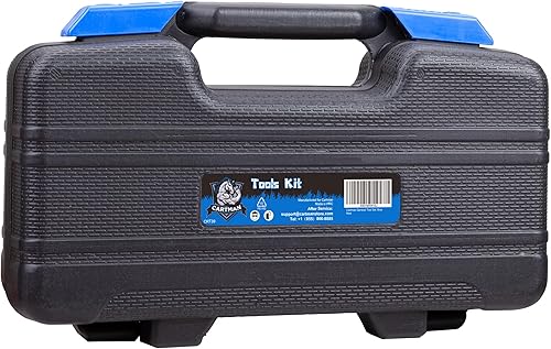 Miniatura 7 de CARTMAN Juego de herramientas para el hogar de 39 piezas, herramientas manuales esenciales para el hogar con estuche de almacenamiento de plástico