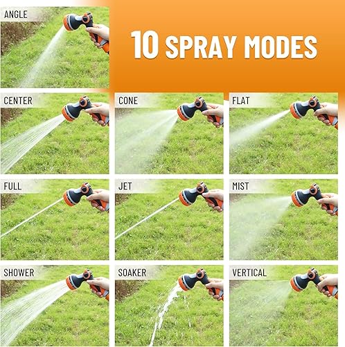 Miniatura 5 de Bomba de lavado a presión eléctrica inteligente portátil de 120 W, 80 PSI, 12 V, potente kit de lavado de presión portátil para el hogar, coche,