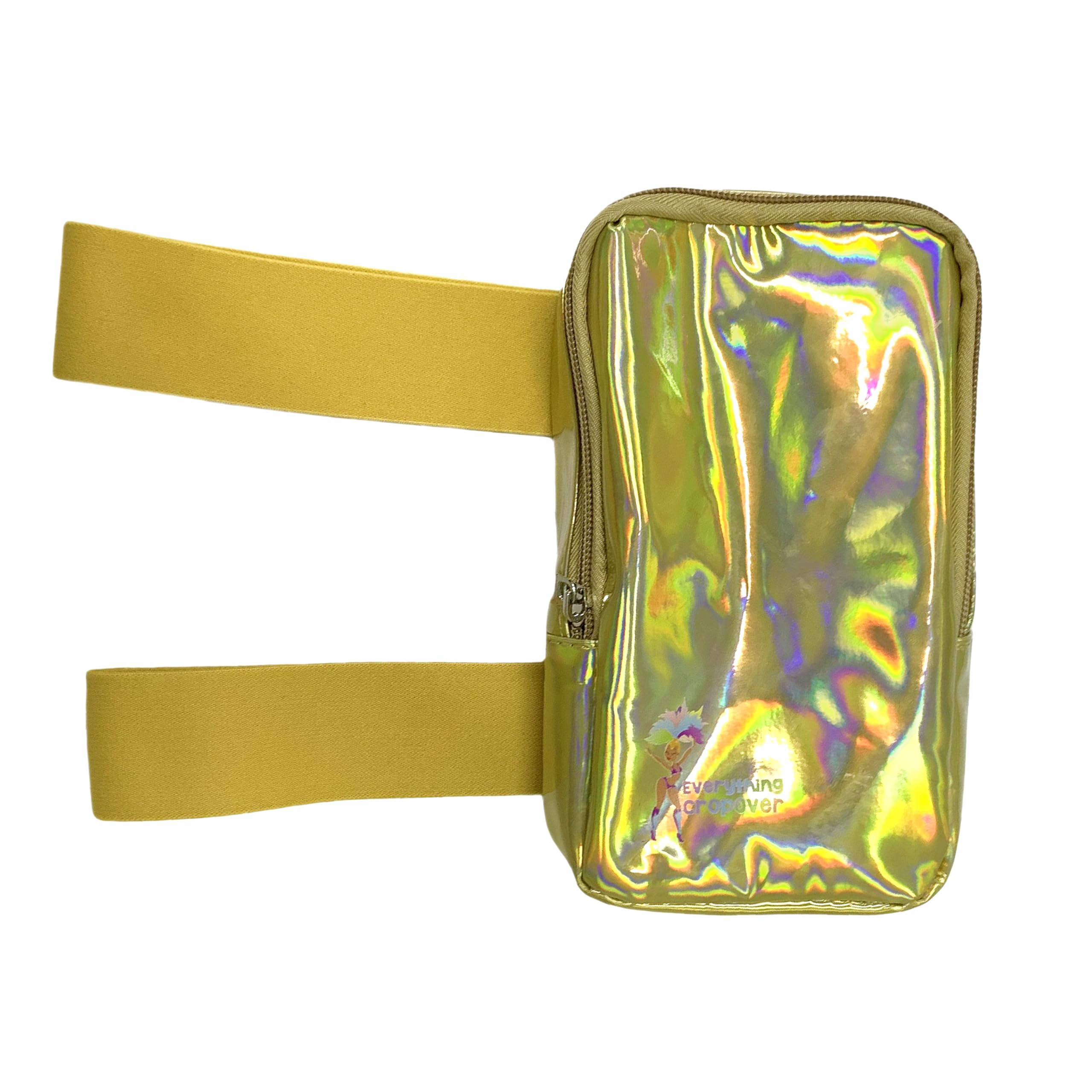 Holographische Oberschenkeltasche | Beingeschirr für Damen | Outdoor Taillentasche | Beintasche Reise J'Open mit verstellbaren farbigen Gurten