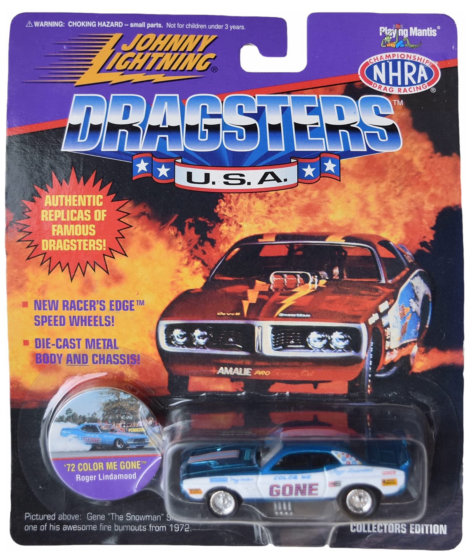 Johnny Lighting '72 Color Me Gone Roger Lindamood