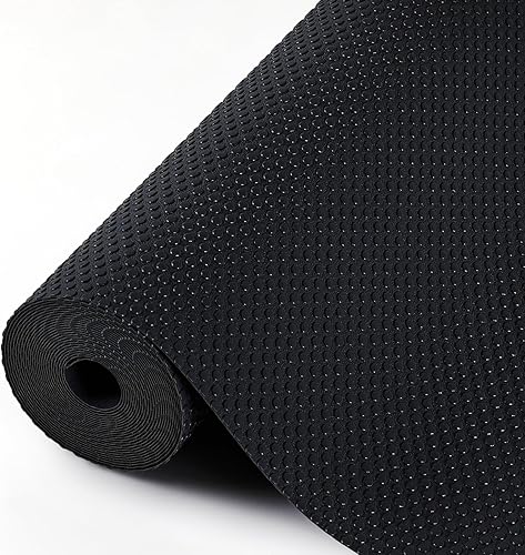 Hersvin Revestimientos para estantes de 24 pulgadas x 20 pies tapete de goma EVA no adhesivo forro de gabinete de cocina cojín para refrigerador