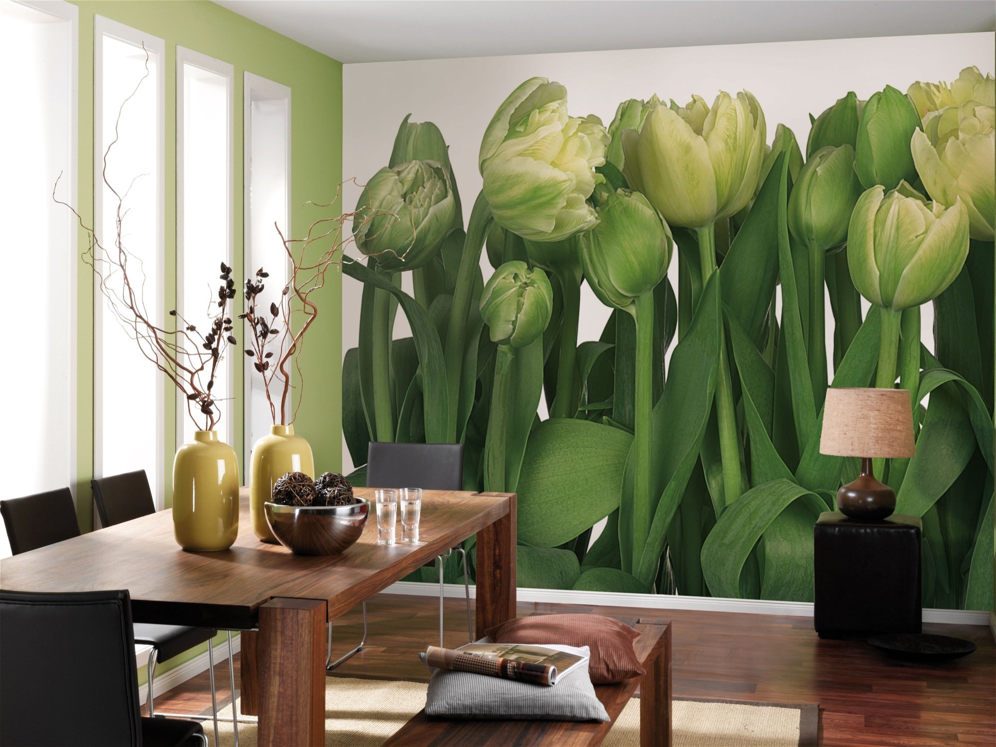 Fotomural Tulips (tulipanes) 3,68 x 2,54 m. Formato grande XXL! - Fotomurales Komar