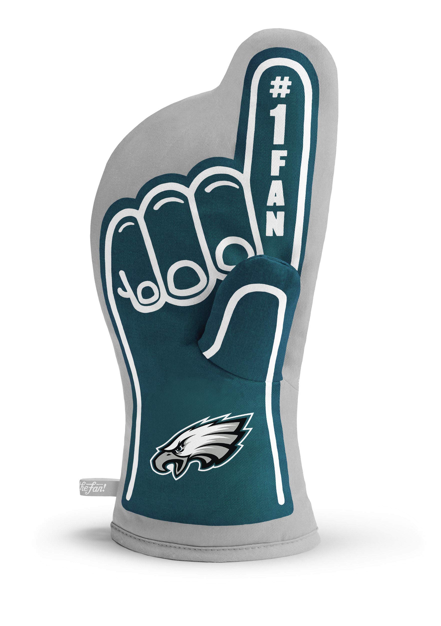 YouTheFan NFL #1 Oven Mitt: 13.25'' x 6.5'' Heat Resistant 100% Quilted Cotton Team Oven Mitt