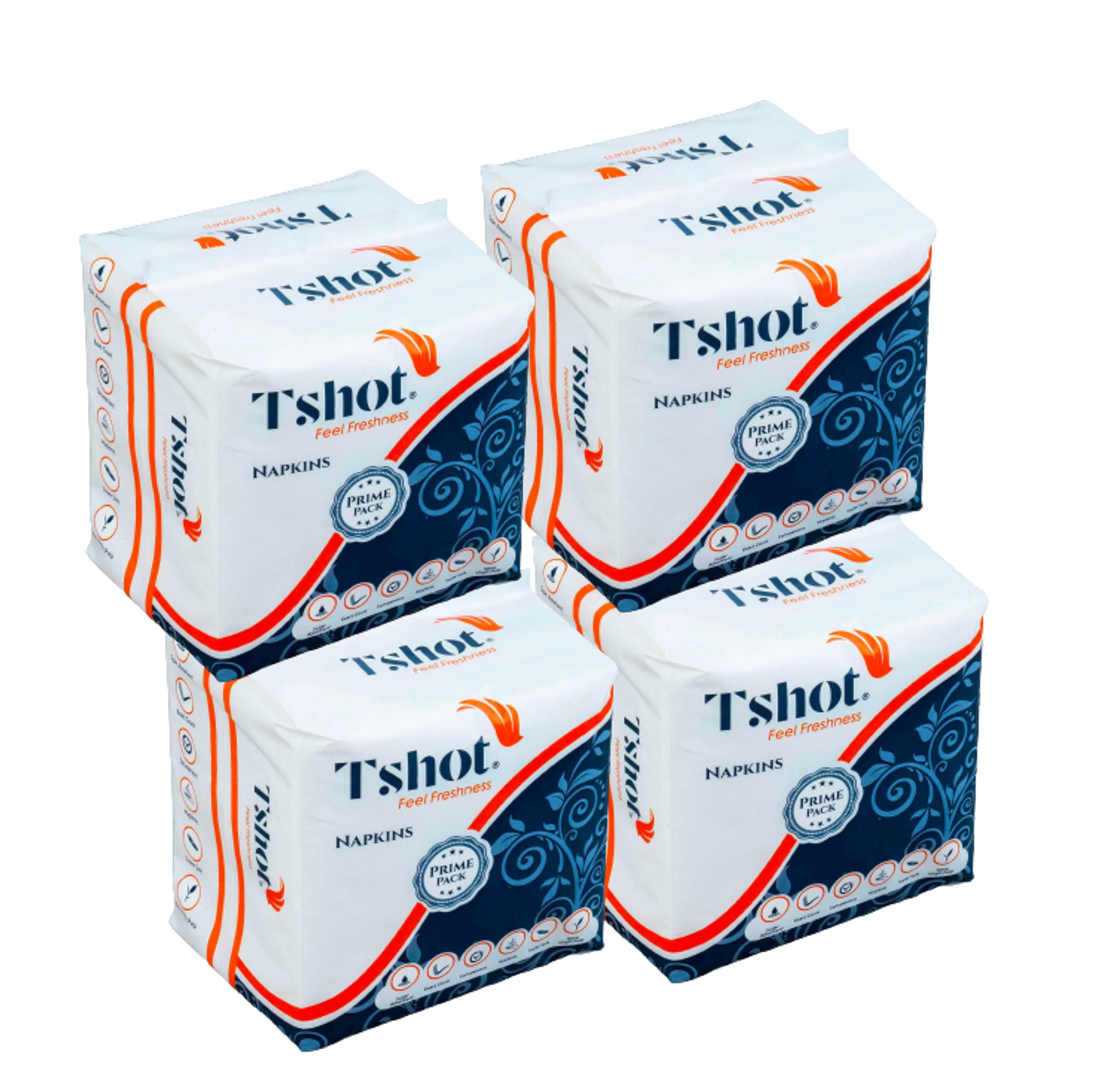 Tshot PRIME PACK Soft Tissue Paper Napkin (Tissue Paper- 100) (Pack of 4) (B0972WQZR9) Amazon Price History, Amazon Price Tracker