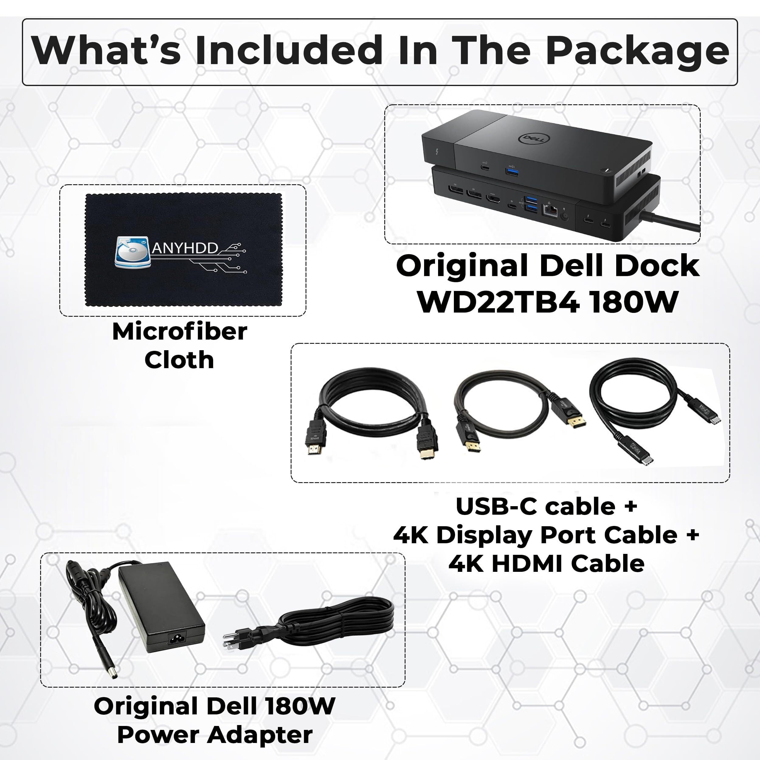Amazon.co.jp: Dell WD22TB4 Thunderbolt 4ドックバンドル - 40Gbps
