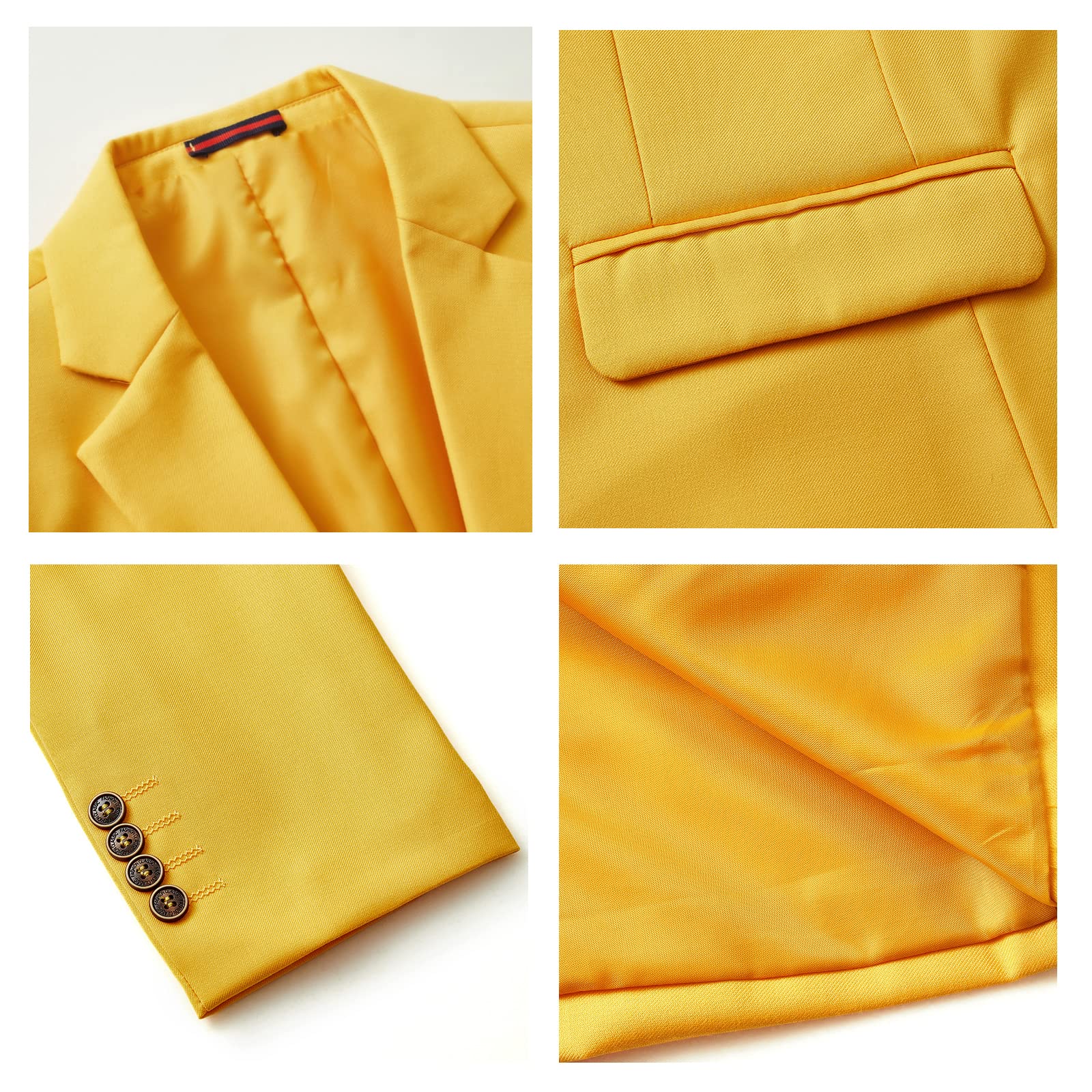 Giacca da uomo Casual Blazer Un Bottone Slim Fit Cappotti Sportivi Elegante Giacca