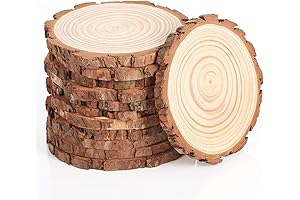 Pllieay Unfinished Wood Coasters for Crafts