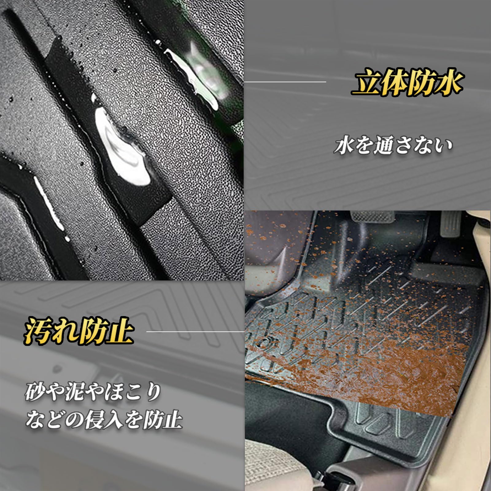 Amazon | KICARYAJP 3Dフロアマット 1列目 タウンエース VAN Amazon | KICARYAJP 3Dフロアマット 1列目 タウンエース VAN
